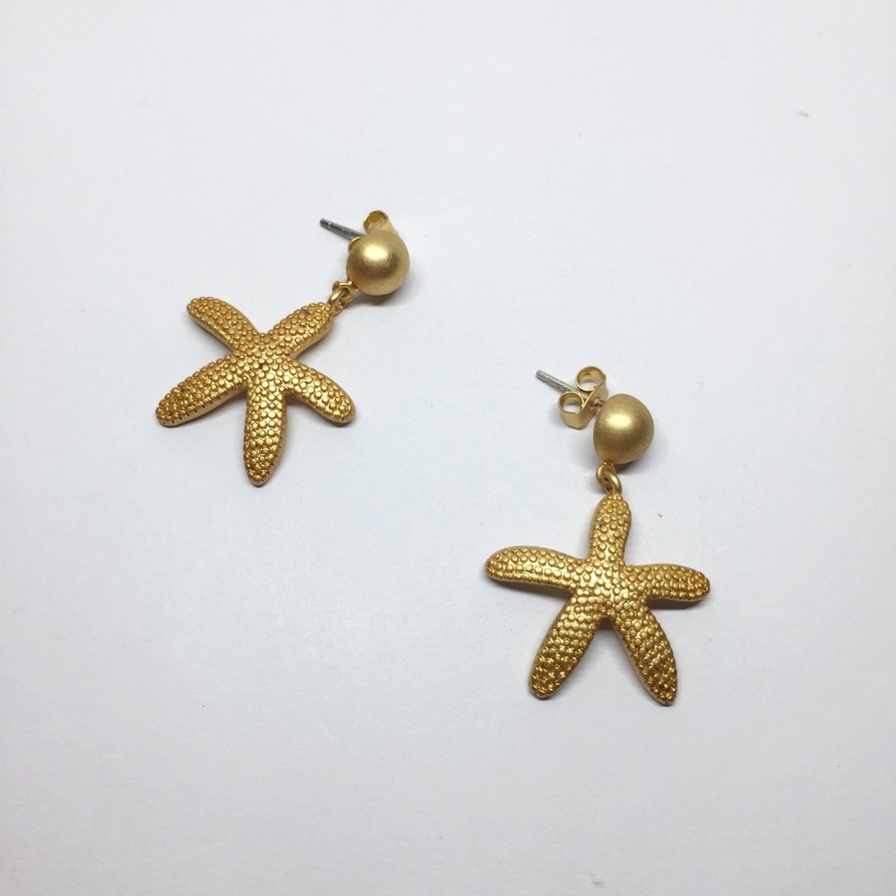 NWOT Madewell Star Drop Earrings - Picture 1 of 4